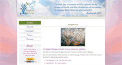 Desktop Screenshot of fountainofblessingsite.org